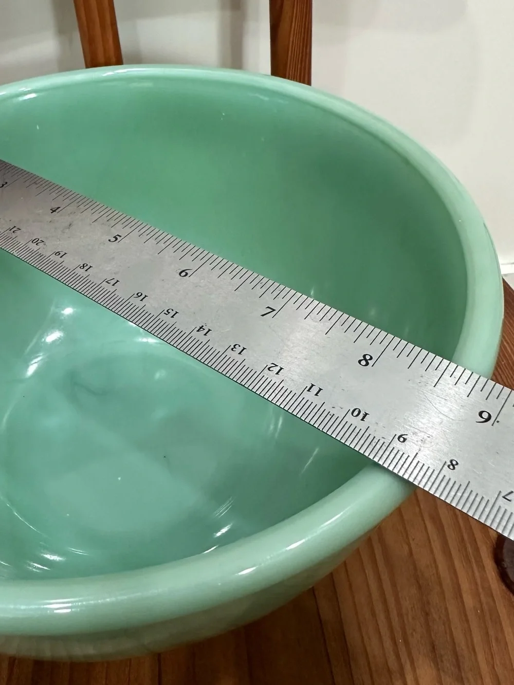 Vintage Anchor Hocking Fire King 2000 Mixing Bowl Jadeite